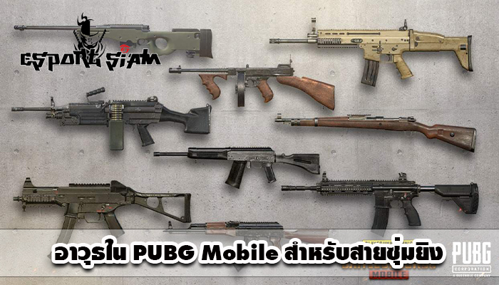 อาวุธใน PUBG Mobile สำหรับสายซุ่มยิง